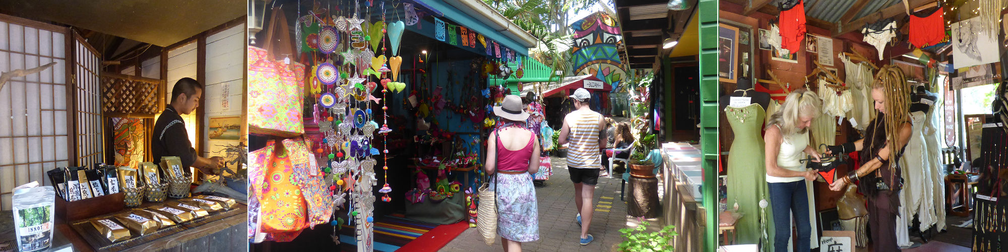 Shopping Kuranda Rainforest Market